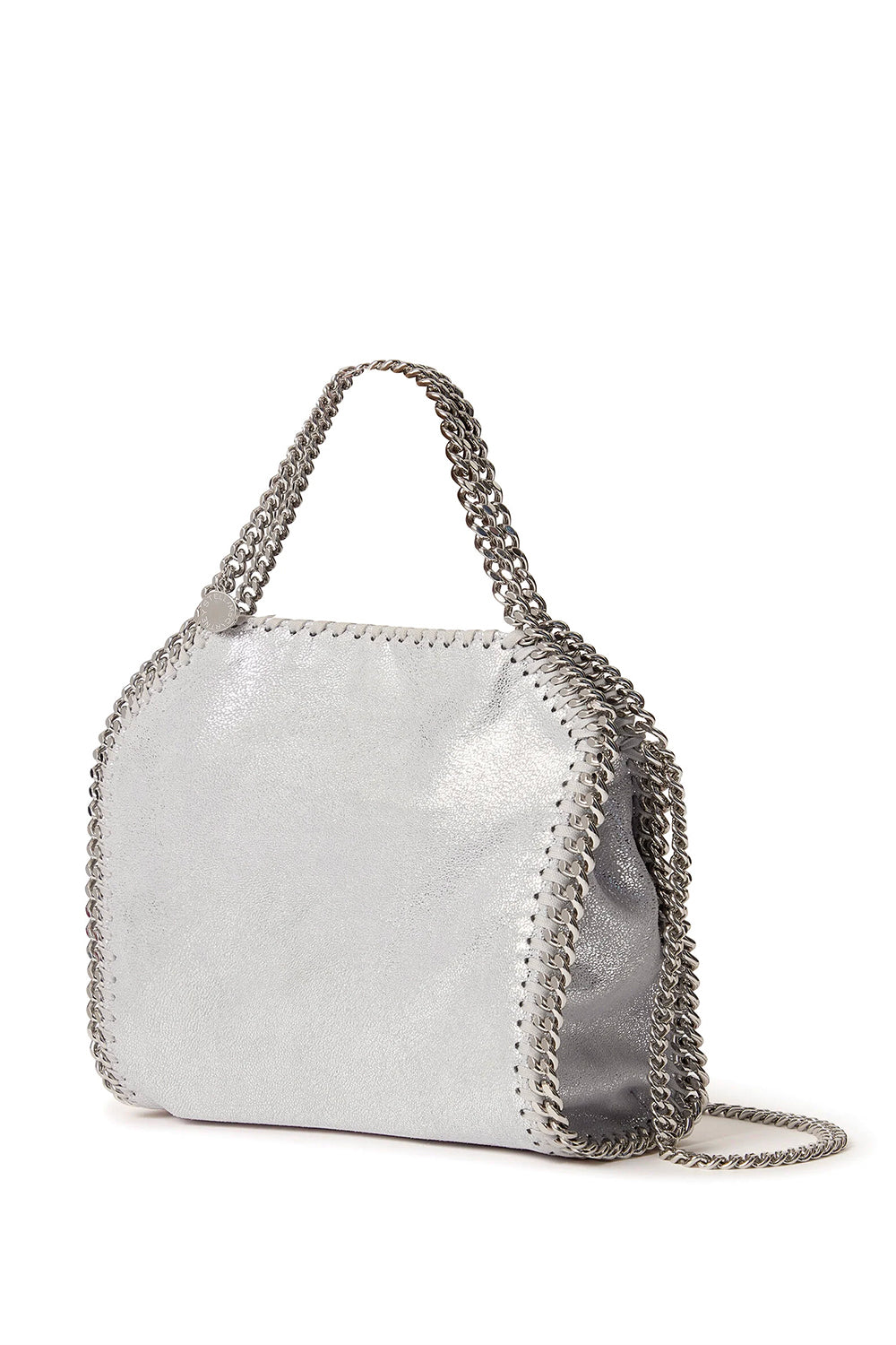 STELLA MCCARTNEY Borsa Tote Mini Falabella Metallizzata